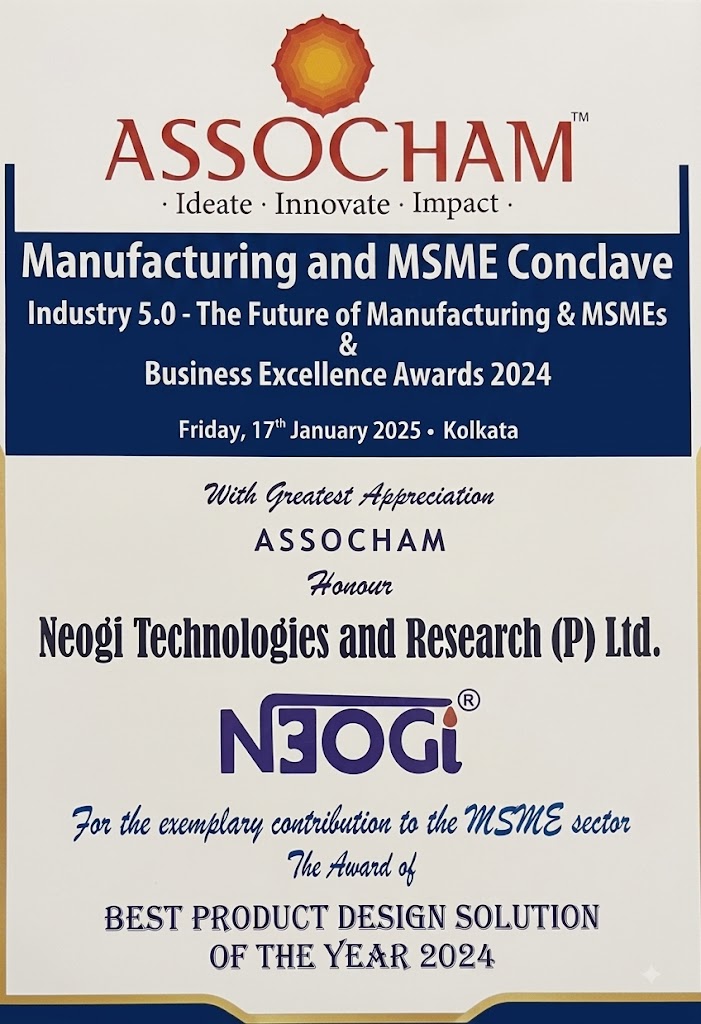 BEST PRODUCT DESIGN SOLUTION OF THE YEAR 2024- ASSOCHAM