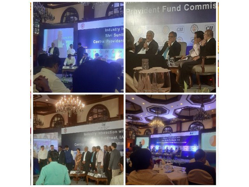 INDUSTRY INTERACTION WITH CENTRAL PF COMMISSIONER – NTR PVT. LTD. PARTICIPATION