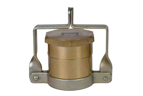 DIP CAP BRASS WITH LOCKING ARRANGEMENT – 50MM